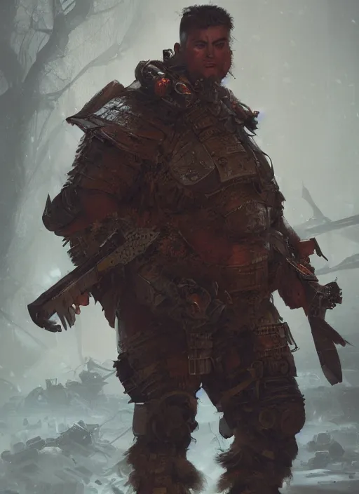 Prompt: hyper realistic photography portrait of postapocalyptic cyberpunk cyborg pagan medieval tribal festival warrior fanatic curvy voluptuous chunky curvaceous teenage boy, beautiful face cinematic, vallejo, craig mullins greg rutkowski, artstation, cgsociety