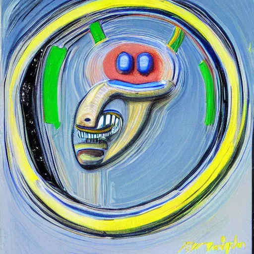 Image similar to alien by wayne thiebaud