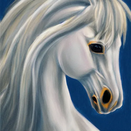 Prompt: A majestic Pegasus in a stable, award winning, hyperrealistic, masterpiece