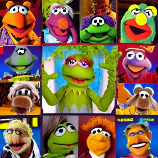 Image similar to muppet alphabet soup