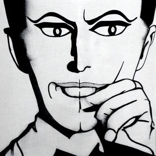 Prompt: a high quality product photo ad of klaus nomi with a technical reed rollerball pen exacto knife made in germany by junji ito, ethereal eel unsplash contest winner