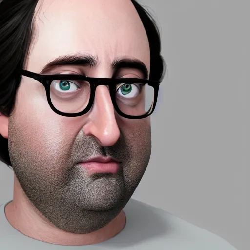 Prompt: hyperrealistic image of eric wareheim, stunning 3 d render inspired art by xiang duan and thomas eakes, perfect facial symmetry, hyper realistic texture, intricate, photorealistic, highly detailed attributes and atmosphere, dim volumetric cinematic lighting, 8 k octane detailed render, trending on artstation, masterpiece, stunning,