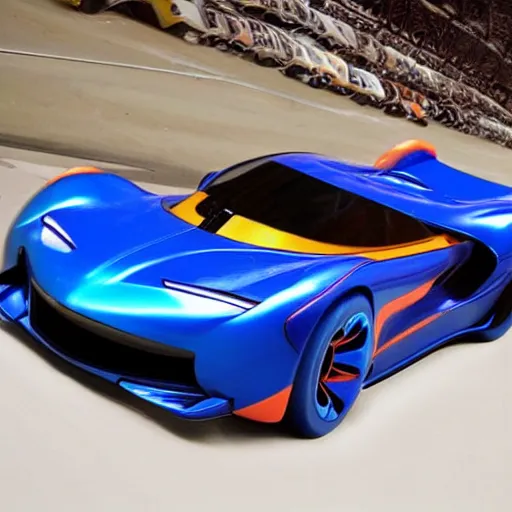 Prompt: hot wheels concept cars irl