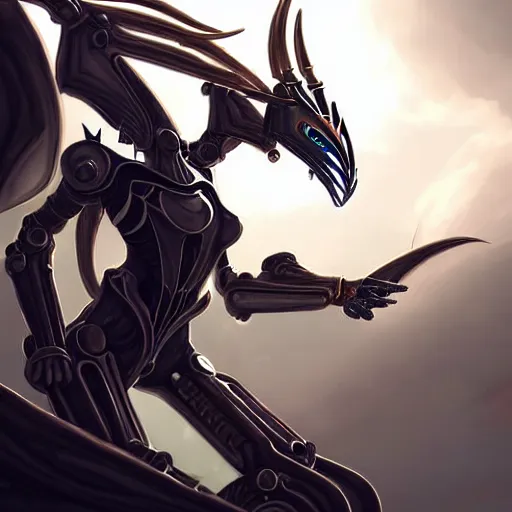 Image similar to highly detailed exquisite warframe fanart, worms eye view, looking up at a giant 500 foot tall beautiful saryn prime female warframe, as a stunning anthropomorphic robot female dragon, sleek smooth white plated armor, unknowingly posing elegantly over your view, you looking up from the ground between the magnificent towering robotic legs, cute robot dragon head far up in the sky, you're nothing but a speck to her, proportionally accurate, anatomically correct, sharp claws, two arms, two legs, robot dragon feet, camera close to the legs and feet, giantess shot, upward shot, ground view shot, leg and thigh shot, epic shot, high quality, captura, realistic, professional digital art, high end digital art, furry art, macro art, giantess art, anthro art, DeviantArt, artstation, Furaffinity, 3D realism, 8k HD render, epic lighting, depth of field