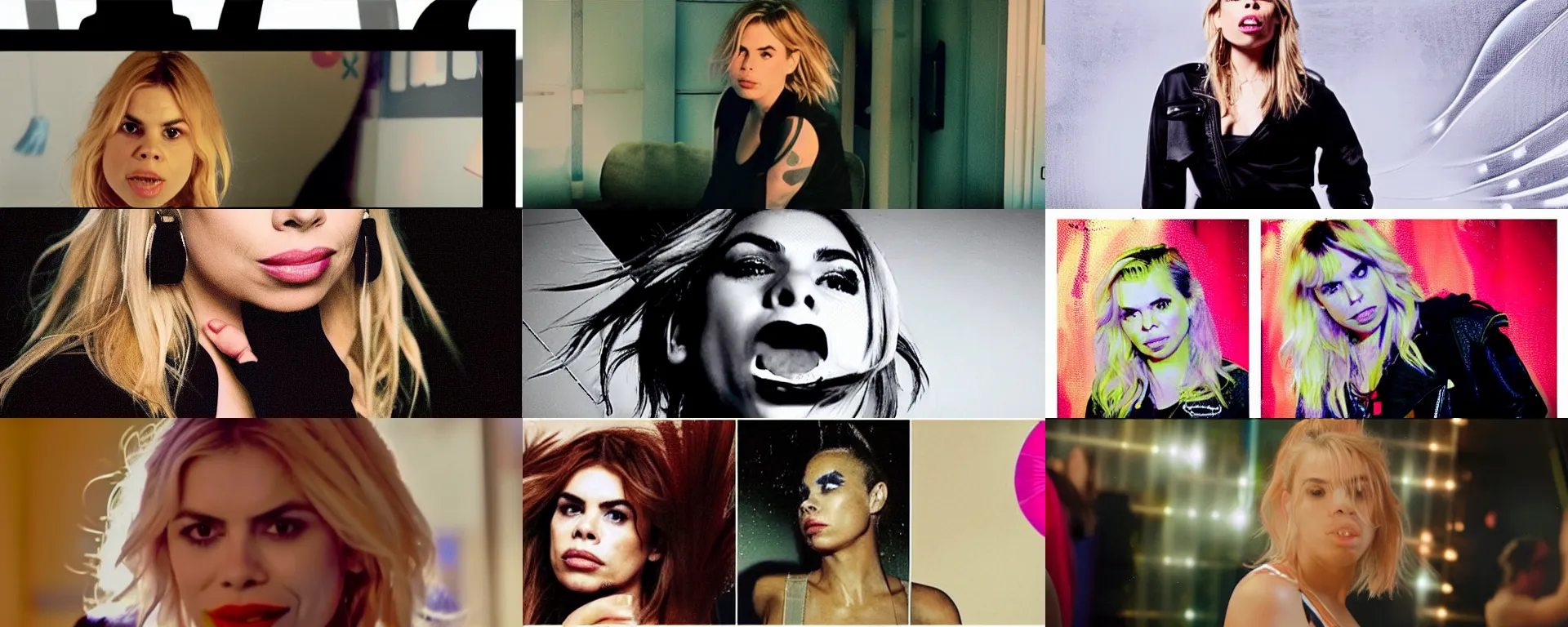 Prompt: 2 5 th anniversary music video still, billie piper -'day & night ( billie's version ) ', produced by stargate tor & mikkel, 2 0 2 5 popstar comeback single, choreography by jojo gomez, dancefloor, disco lights, nightclub,'0 0 s nostalgia, singer - songwriter, top 4 0