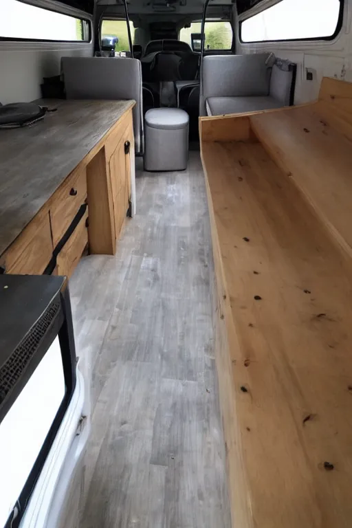 Image similar to conversion van interior, van life