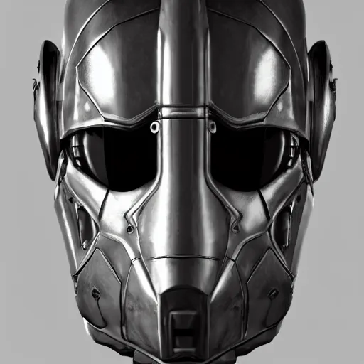 Image similar to photo realistic!! cyborg balaclava designs, very symmetrical, mecha inspired, unreal engine