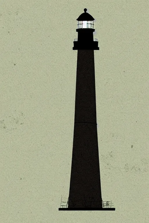 Prompt: minimalist boho style art of a lighthouse, illustration, vector art