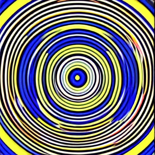 Image similar to concentric circle in the style of Issey miyake