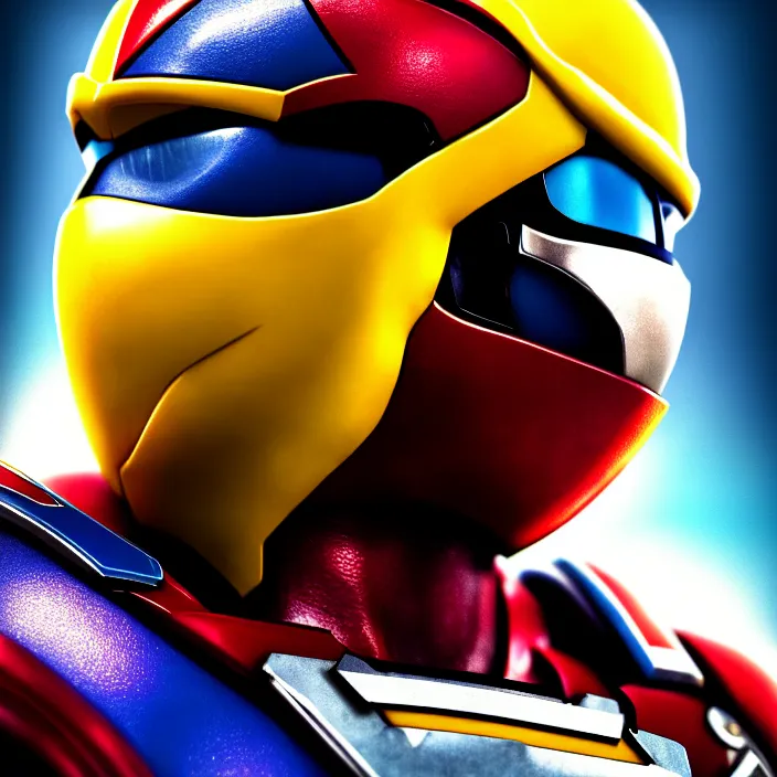 Image similar to cinematic portrait, captain falcon, head and chest only, nintendo, contemporary, masterpiece, cinematic composition, dramatic pose, beautiful lighting, sharp, details, hyper - detailed, hd, 4 k