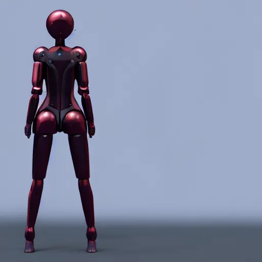 Prompt: CAD render of a realistic android companion modeled after haydee from haydee and with slender feminine body type, solidworks, catia, autodesk inventor, unreal engine, gynoid cad design inspired by Masamune Shirow and Nier Automata and Ross Tran, product showcase, octane render 8k