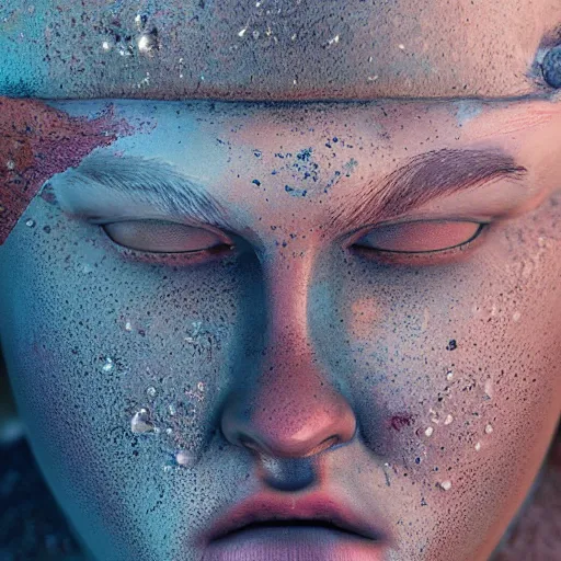 Image similar to hyperrealistic mixed media image of Patrick Star, stunning 3d render inspired art by István Sándorfi and Greg Rutkowski, perfect facial symmetry, realistic, highly detailed attributes and atmosphere, dim volumetric cinematic lighting, 8k octane extremely hyper-detailed render, post-processing, masterpiece,