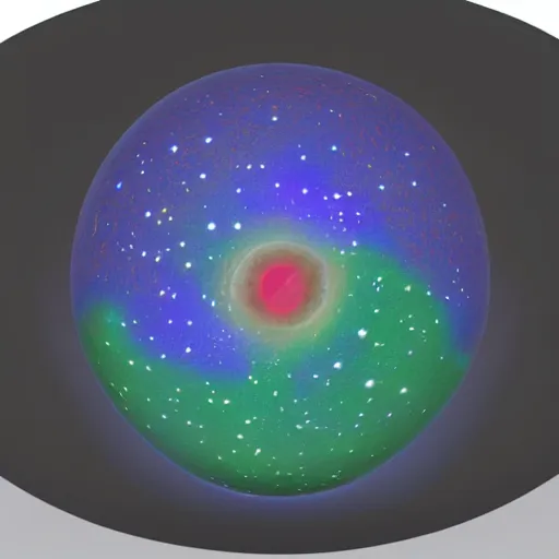 Image similar to 3 d model of the shape of the universe