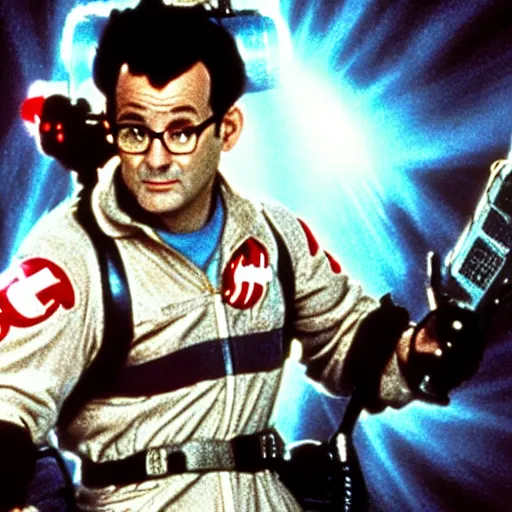 Image similar to film still from Ghostbusters, bill murray as Peter venkman, offering you some delicious cheeses