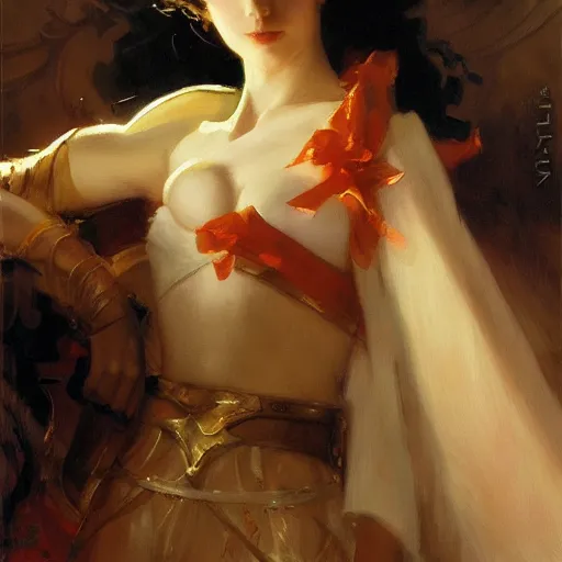 Image similar to portrait of anime princess, painting by gaston bussiere, craig mullins, j. c. leyendecker