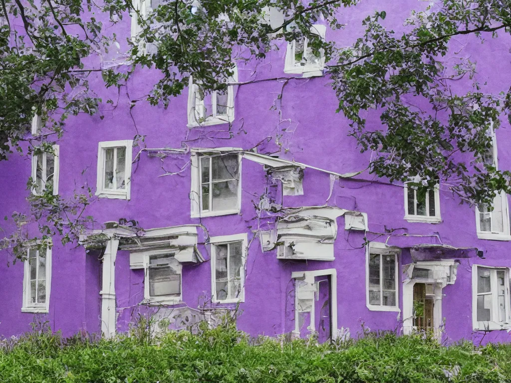 Image similar to purple house