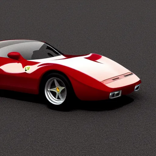 Image similar to Ferrari, 3 model, blender