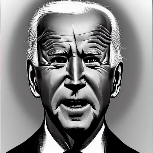 Image similar to joe biden looking creepy, cosmic horror, warped, distorted, photorealistic, highly detailed, close ups, varying angles