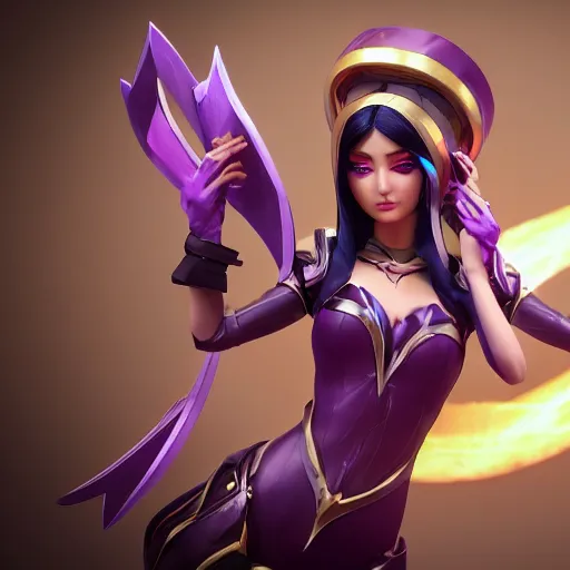 Image similar to still of pretty Irelia (League of Legends) in KDA More music video. 3d render, octane render, game art, realistic, highly detailed, trending on artstation, 4k, trending on artstation, pixar, cgsociety, unreal engine 5, redshift render, trending on artstation, blender, behance, cg