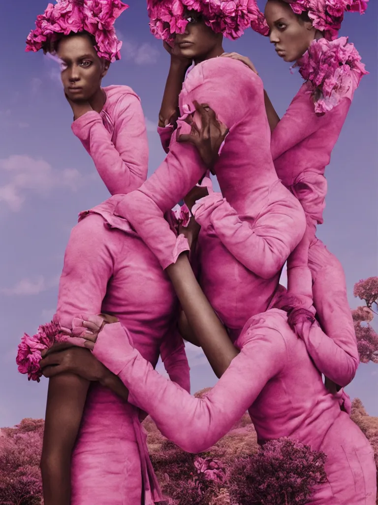 Image similar to portrait fragrance advertising campaign by richard mosse