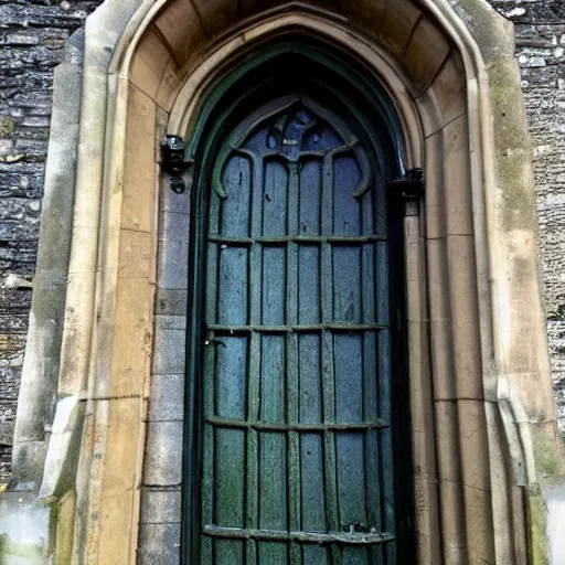 Prompt: i think this just might be my favourite door ever. st saviour's, dartmouth