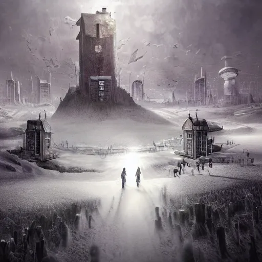 Image similar to hyperborean dystopia