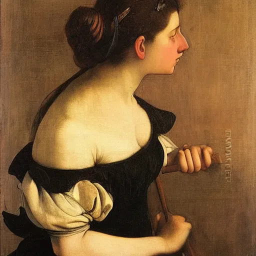 Image similar to artwork by Artemisia Gentileschi