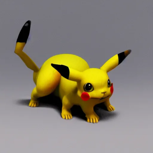 Image similar to disgusting realistic pikachu, baroch flemish, horror, monstrosity, realistic,