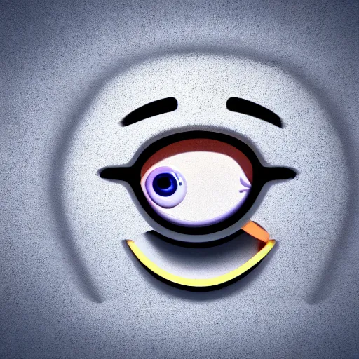 Image similar to 3d render of a nerd emoji, realistic, detailed, studio lighting, trending on art station, 8k