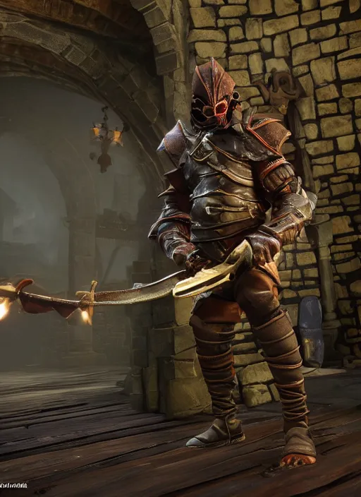 Image similar to Todd Howard in Vermintide 2, gameplay, 8k, HD