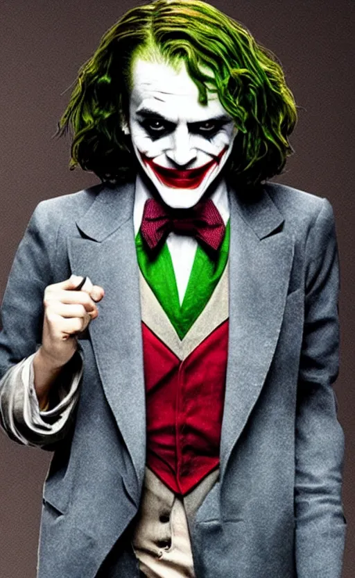 Image similar to Emma Watson as the Joker