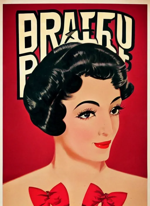 Image similar to beautiful and glamorous arab black-haired woman, 1940s propaganda poster, full hd,highly detailed