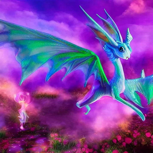 Prompt: fairy dragon on lsd ultra realistic 4 k high definition dramatic lighting high contrast mysterious