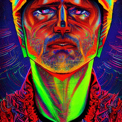 Prompt: a vibrant ultraclear waist up portrait of rand al thor channeling saidin design by genndy tartakovsky and jesse moynihan, etching by gustave dore, colorful flat surreal, ethereal, intricate, sharp focus, illustration, highly detailed, digital painting, concept art, masterpiece