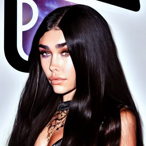 Image similar to madison beer a an intergalactic popstar dancing on a planet, render, blender render, unity render, 4 k wallpaper, art station trending, artstation 4 k coherent, coherent, 4 k, detailed, hyperdetailed, artifact - free, completely coherent, sharp, madison beer