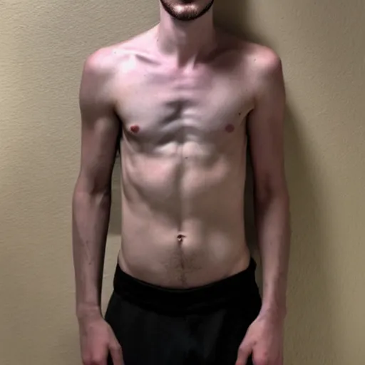 Image similar to a skinny man