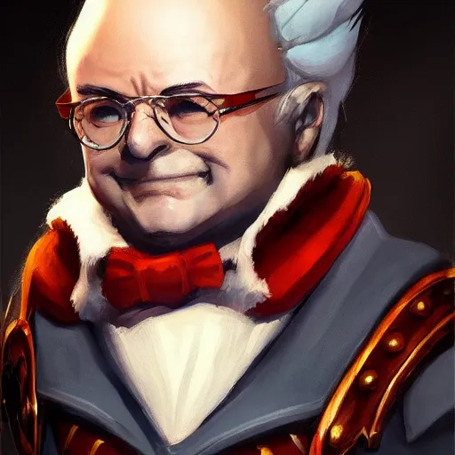 Prompt: John adams as a league of legends character, art by riot studios and Jason chan, trending on artstation,