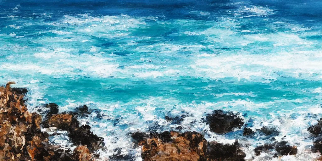 Prompt: ocean backdrop