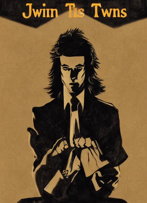 Image similar to twin peaks poster art, by jeffrey catherine jones, retro, nostalgic, old fashioned, 1 9 8 0 s teen horror novel cover, book, dale cooper, kyle mclaughlin, he is the goodness in manking, he is the key to our fight against evil, top view