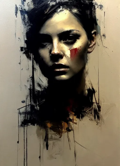 Image similar to painting of a gorgeous young woman in the style of Guy Denning, realistic, sharp focus, 8k high definition, insanely detailed, intricate, elegant, art by Guy Denning and Jeremy Mann