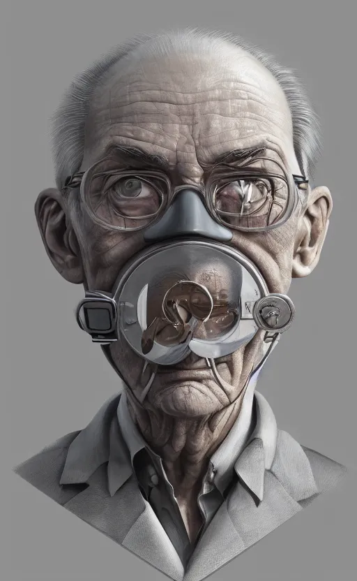 Image similar to old man doing hard work with their mask, do what we can, then leave it to god, non fiction, center of interest, left align, right align, stability, intricate, elegant, 8 k uhd, highly details object, justify content center, artstation, concept art, matte, sharp focus, illustration, art by paul lung