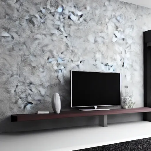 Image similar to minimal style tv furniture, modern architecture, high resolution