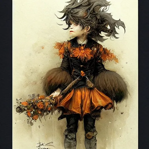 Image similar to ( ( ( ( ( orange juice, gothic, dark. muted colors. ) ) ) ) ) by jean - baptiste monge!!!!!!!!!!!!!!!!!!!!!!!!!!!