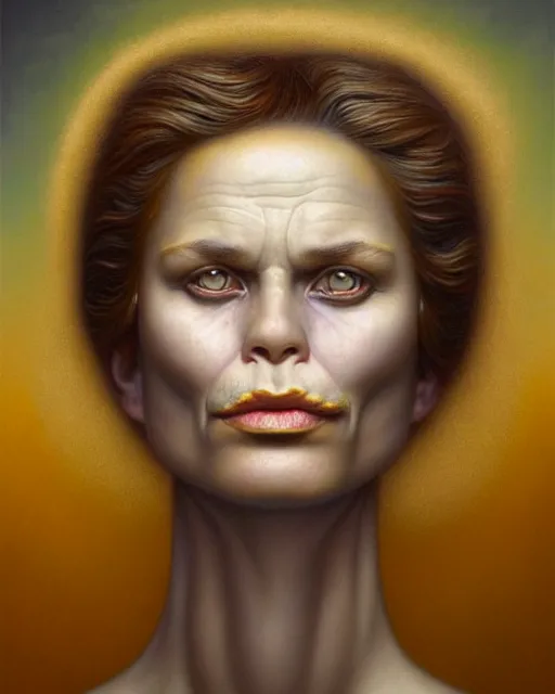 Image similar to detailed portrait of rob lowe cheese milk yogurt sour cream by tomasz alen kopera and peter mohrbacher and johanna martine! and margaret keane! coherent luminescent