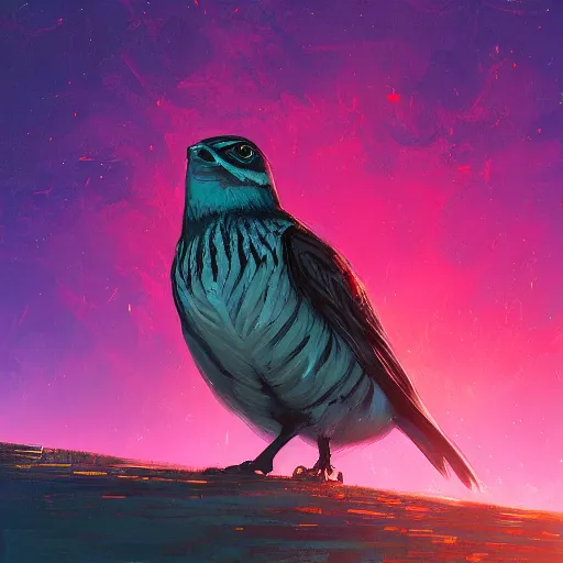 Image similar to a european nightjar, by anato finnstark, by alena aenami, by john harris, by ross tran, by wlop, by andreas rocha