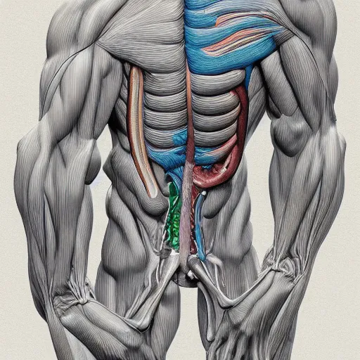 Image similar to brutalist anatomical diagram, hyperrealistic, aesthetic, masterpiece