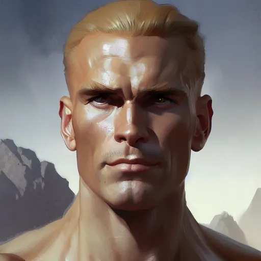 Prompt: character concept portrait, doc savage, style digital painting, concept art, smooth, sharp focus, 8 k resolution, illustration by ruan jia and mandy jurgens and william - adolphe bouguereau, artgerm