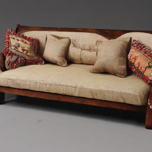 Prompt: classic wooden sofa, realistic, detailed,