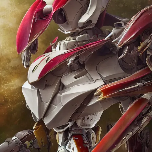 Image similar to futuristic nepenthes mecha pitcher plant body, sepals forming helmet, floral details, nepenthes, 8 k hd resolution, barbatos gundam with floral inlay, bandai box art, star wars, makoto kobayashi, frank gehry, raymond swanland