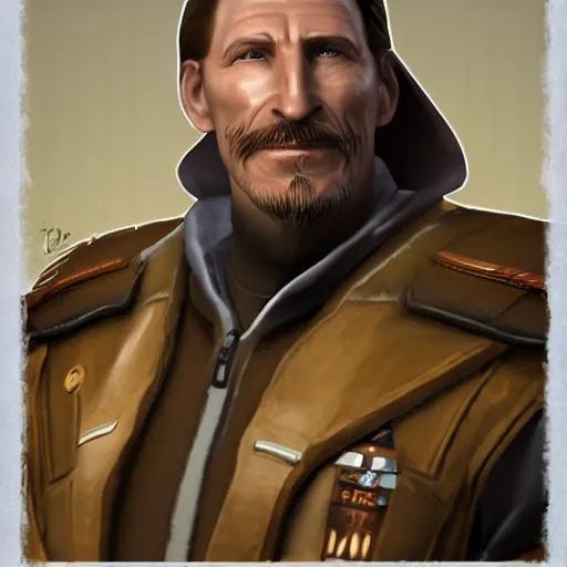 Image similar to Viktor Reznov portrait